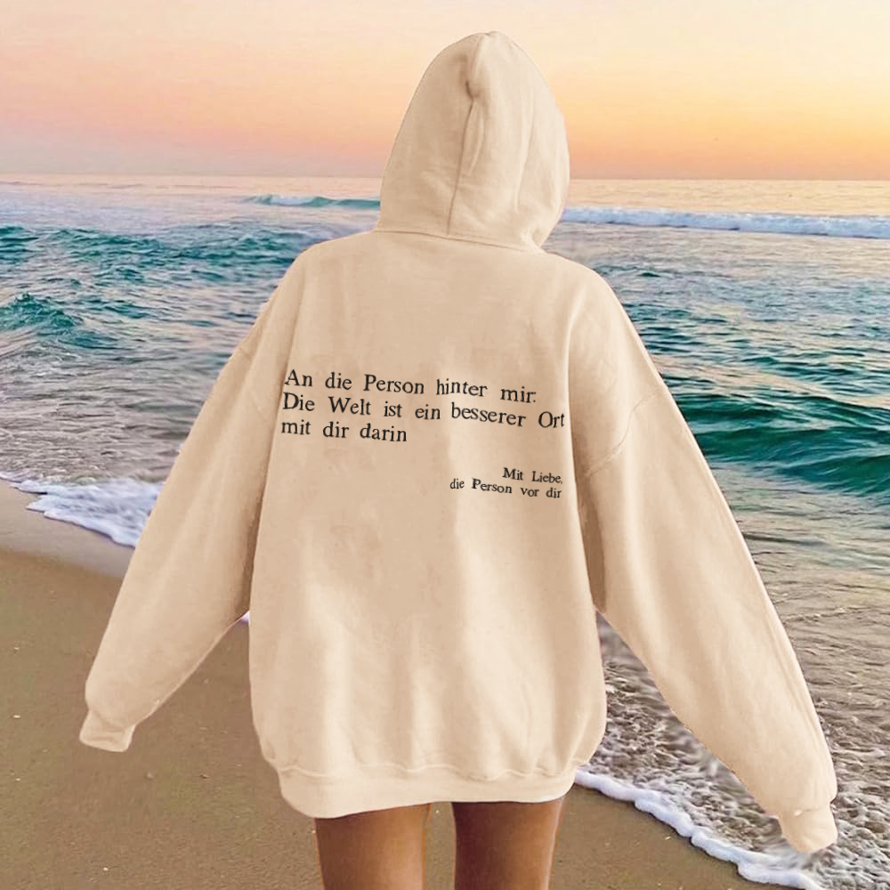 Wertvoll Du™ Kapuzenpullover