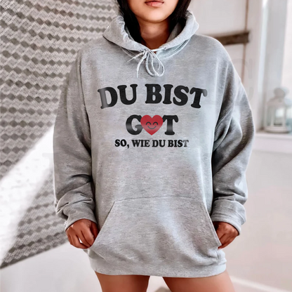 Wertvoll Du™ Genug Kapuzenpullover